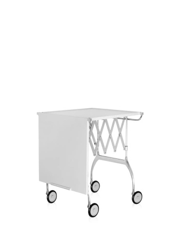 Battista Metallized Trolley White