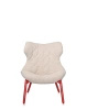 Foliage Trevira Armchair Red Beige