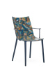 H.H.H. Graphic Impression Chair Blue Ink-Ochre