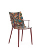 H.H.H. Graphic Impression Chair Maroon Lacquer