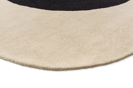 Orla Kiely Flower Spot rug ECRU/BLACK 158409