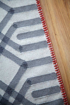 Gan Kilim Duna Grey Carpet