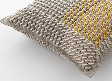 Gan Canevas Geo Grey Pillow