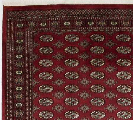 Wool Carpet Pakistan Bukhara Red 53528 203 x 292