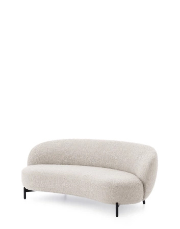 Lunam Curly Sofa White