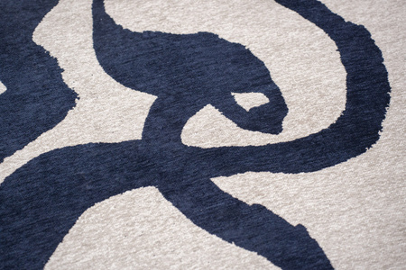 Louis de Poortere Ribbon Sea Ink rug 9849