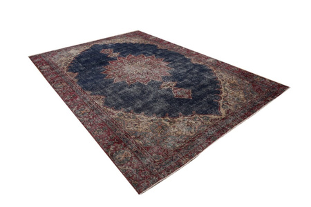 Vintage Iranian Wool Carpet Unique 12565 207 x 315