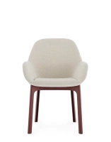 Clap Tissue Shirley Armchair Burgundy White