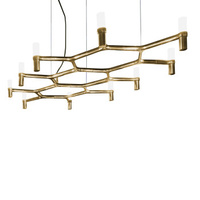 Nemo Crown Plana Pendant Lamp Gold Plated