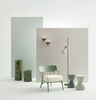 A.I. Lounge Bouclé Chair Gray Beige