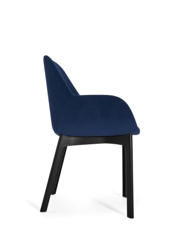 Clap Aquaclean Armchair Black Navy Blue