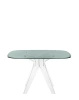  Sir Gio Square 120x120 cm Smoky Transparent Table