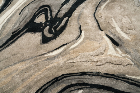 Carpet Decor Blur Black Handmade Collection