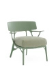 A.I. Lounge Outdoor Armchair Green Cream Green