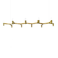 Nemo Crown Plana Linea Pendant Lamp Gold Plated