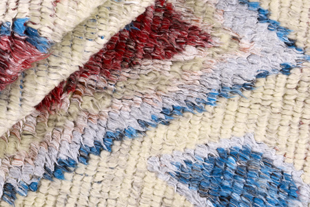 Reza's Tribe Ivory Red rug