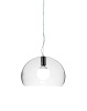 Small Fl/y Transparent Pendant Lamp Transparent