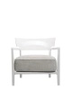 Cara Armchair White Beige