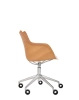 Q/Wood Basic Veneer Chair With Wheels Light Wood Chrome FSC™