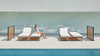Leżanka Gandiablasco DNA Twin Double Chill Bed