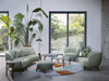 Undique Stolik Czarny Terrazzo Jasnoszary
