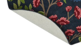 Sanderson FORAGING INDIGO ROUND carpet 146618