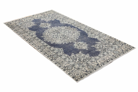 Vintage Iranian Wool Carpet Unique 12277 117 x 212