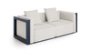 Gandiablasco Islablanca 2 Seat Sofa