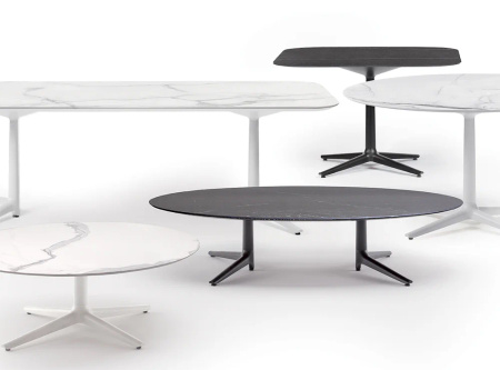 Multiplo XL Rectangular Outdoor 180x90 cm Table White White