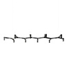 Nemo Crown Plana Linea Black Plated Pendant Lamp