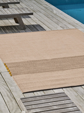Toulemonde Bochart Cabestan Jaune carpet