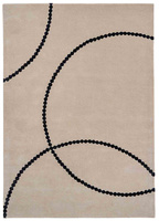 Magda Fornal Luna Beige Black carpet 5011