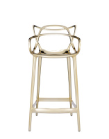 Masters Stool Metal 65 cm Stołek Barowy Złoty