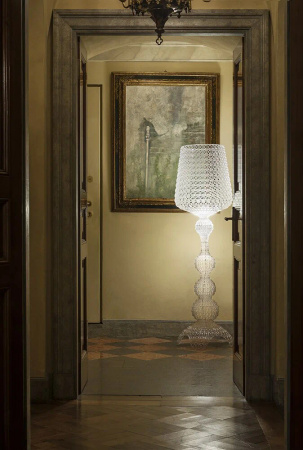 Kabuki Indoor Lampa Stojąca Niebieski
