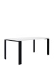  Four Soft Touch 190x79 cm Table Black White