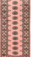 Chodnik Wełniany Pakistan Bokhara Rose 76x254