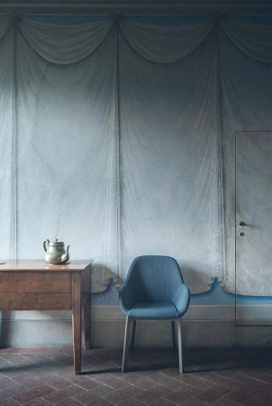 Clap Tissue Shirley Powder Grey Armchair