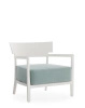 Cara Mat Outdoor Armchair White Green