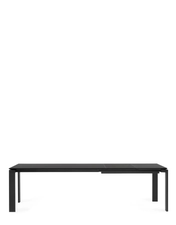 Four Extendable 160-170x90 cm Stół Rozkładany Czarny 
