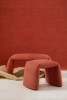 Nanimarquina Folded Colors S Seat Saffron Red