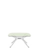 Blast Square Table Green/Chrome