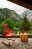 Lantern Table Lamp Red