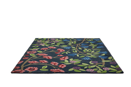 Sanderson FORAGING INDIGO carpet 146618