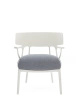 A.I. Lounge Outdoor Armchair White Blue