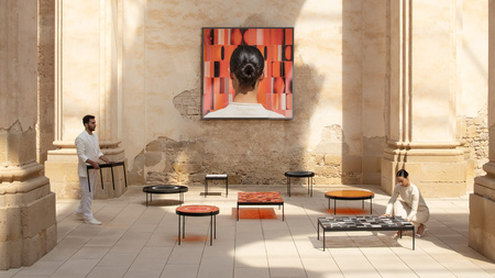 Stolik Kawowy Gandiablasco Iris Square 119x77 cm