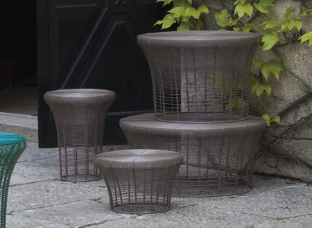 Gan Aram High Bronze Table Ø61 cm