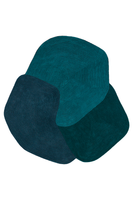 Toulemonde Bochart Tumulus Bleu Carpet