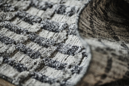 Landscape Cliff Charcoal rug
