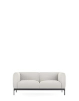 Asia Two-Seater Sofa (Cotone Plain) White