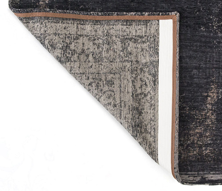 Louis de Poortere Fading World Medallion Rug Mineral Black 8263
